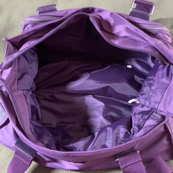 Scarleton purple nylon bag handles and shoulder straps. 16x13x5 - Picture 8 of 10